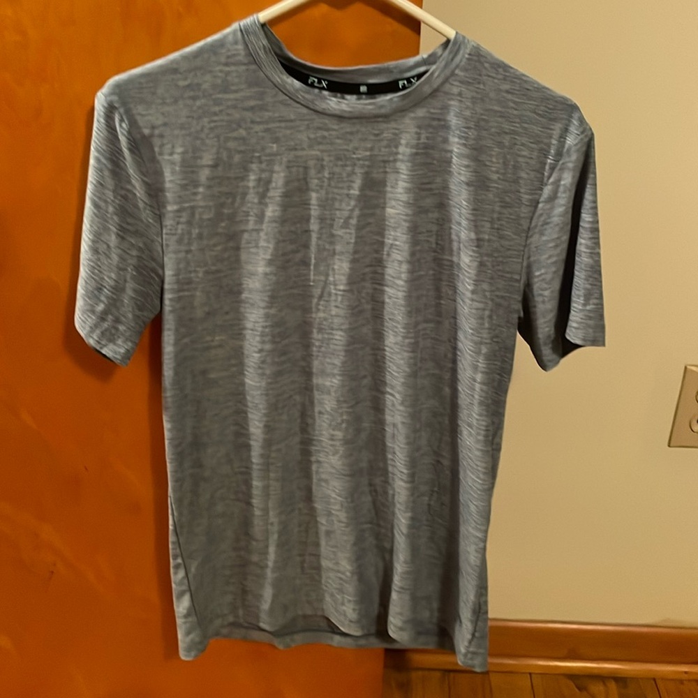 Light blue and white Dri Fit Shirt